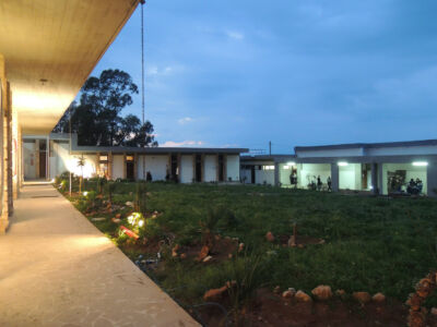 Il cortile di Borgo di Dio, Trappeto, © Lucia Pierro