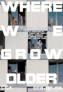 Locandina del film “Where We Grow Older (CCA, 2023)”, Design grafico: Studio Christian Lange"