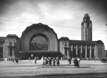 Stazione di Helsinki (© Finnish Architecture Museum)