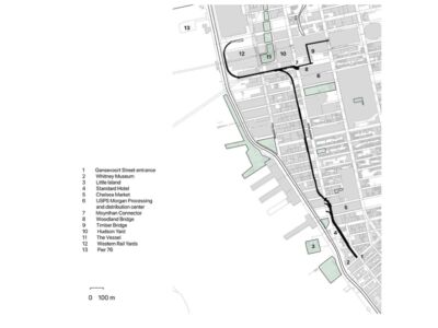 Planimetria generale della High Line