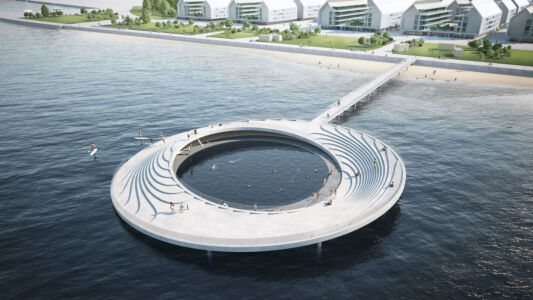 Atelier BAUM e X Atelier, progetto Loop Pool a Lisbona