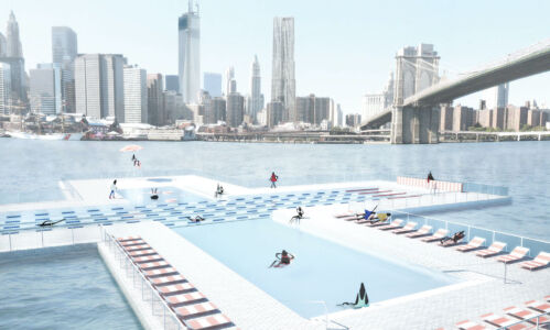 + POOL, rendering Pier 35 (© Family New York & Playlab, Inc., Luxigon)