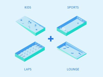 + POOL, diagramma di configurazione della piscina galleggiante (© PlayLab, Friends of + POOL)