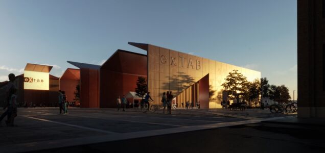 Primo classificato, ex Manifattura Tabacchi, vista del nuovo ingresso al polo culturale