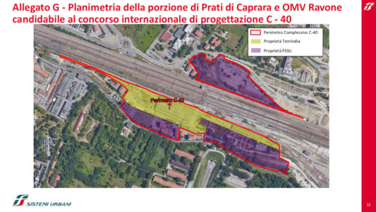 Lo scalo Ravone, area del concorso C40