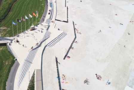 Boulevard della spiaggia di Delfzijl, LAOS landscape urbanism, Paesi Bassi