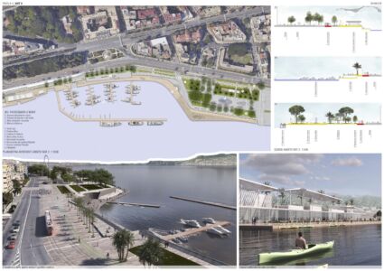 Concorso waterfront, tavola di concorso, Messina