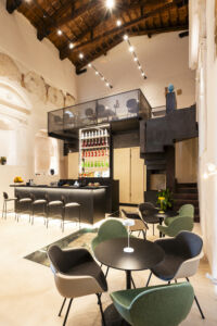 Interno dopo il restauro e arredato, ex Chiesa di Santa Maria in Porto Salvo, Cefalù