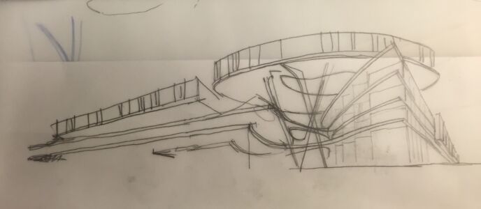 Joseph Di Pasquale, schizzo di progetto