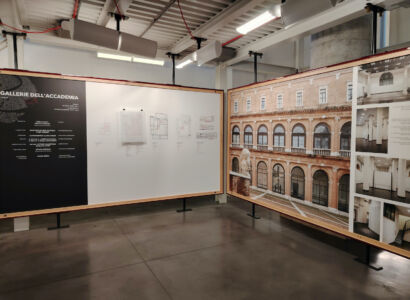 Tobia Scarpa, allestimento della mostra "Spazi Restituiti. Tobia Scarpa. Progetti recenti per la collettività, Treviso (© Daniela Colaci)