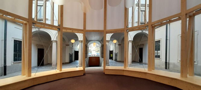 Tempietto interno, Milano (© Alessandro Colombo)