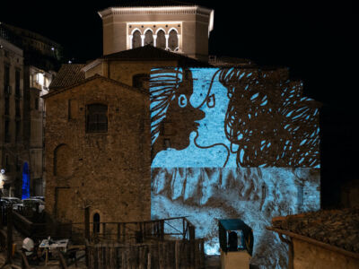 Roberto Alfano, Installazione Astral Machines sul restro del Duomo di Cosenza, rione Giostra Vecchia, Cosenza