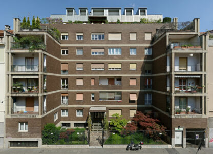 Carlo De Carli, Edificio per abitazioni, 1957-1958, Via Balzaretti 28, Milano (© Stefano Topuntoli)