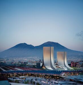 Zaha Hadid, masterplan Porta Est, Napoli (© Zaha Hadid Architects)