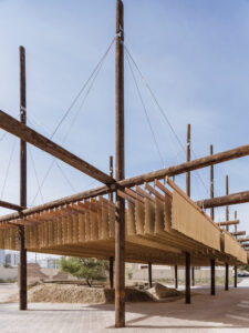 Al Borde Raw Threshold Pavilion, Sharjah, Emirati Arabi Uniti / United Arab Emirates 2022-2023 (© Danko Stjepanovic)