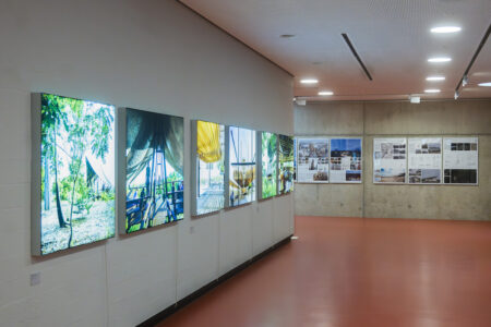 Mostra BancaStato Swiss Architectural Award 2024, Auditorio del Teatro dell’architettura Mendrisio-USI (© Ti-Press / Samuel Golay)