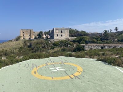 L’ex carcere sull’isola di Santo Stefano di Ventotene (immagine
fornite dal Commissario straordinario del Governo)
