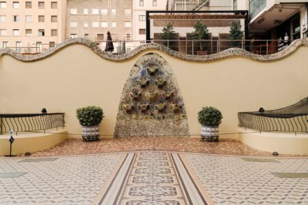Casa Battló, 2025, pergola prima del restauro (© Claudia Mauriño)