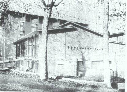 Vittorio Gandolfi, Chiesa e Casa di riposo Opera nazionale Familiari Sacerdoti, Piacenza, foto storica