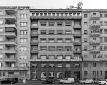 Libro "Giuseppe Martinenghi", 2024, immagini, Milano, edificio viale Tunisia