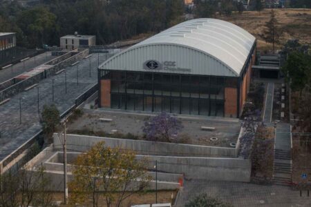 Il Centro de Capacitación Cinematográfica (CCC) è una scuola pubblica di cinema già presente nell’area prima della riconversione del Campo Militar 1F, Chapultepec, Città del Messico (@Laura Villa Baroncelli)