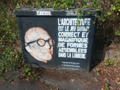 Rezé, Unité d'Habitation, Le Corbusier, cabina elettrica