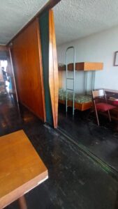 Rezé, Unité d'Habitation, Le Corbusier, parete scorrevole