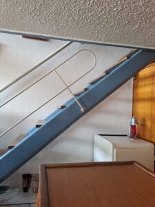 Rezé, Unité d'Habitation, Le Corbusier, scala interna