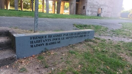 Rezé, Unité d'Habitation, Le Corbusier, cortile