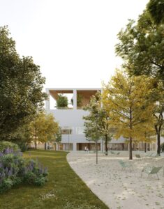 02_Grande MAXXI, 2025, MAXX Hub+Green, render (@LAN Architecture)