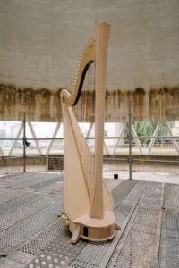 Chemnitz, 2025, lo strumento musicale usato (©Johannes Richter)