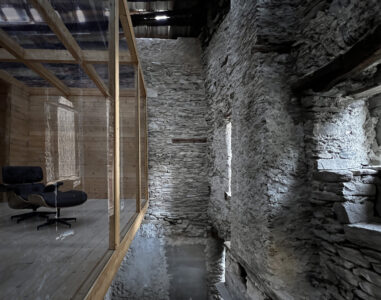 Dario Castellino, rigenerazione a Prazzo, Cuneo (courtesy festival-allinsu.it 2025)