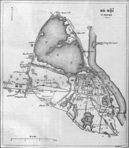 Mappa storica di Hanoi - 1893 (© Wikimedia)