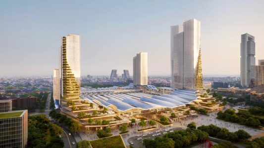 Stazione di Chamartin, progetto UNstudio, Madrid