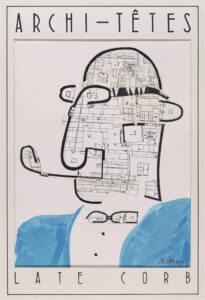 Louis Hellman, Late Corb, 2000. © Louis Hellman / RIBA Collections