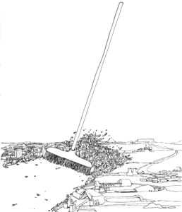 Ugo La Pietra, Facciamo pulizia, 1976 Courtesy Ugo La Pietra