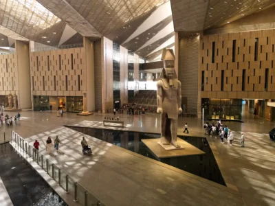 Grand Egyptian Museum, 2025 (courtesy besix.com)