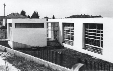 Cesare Cattaneo, fronte est dell'Asilo Garbagnati, Cermenate, 1938