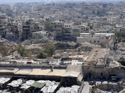 Vista aerea di Aleppo (© Annalinda Neglia)