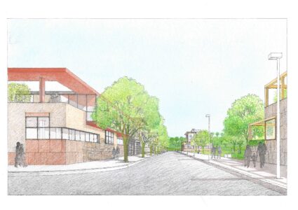 Vittorio Gregotti, il progetto di Pujiang Town, Shanghai (archivio Gregotti, Casva, Milano)