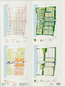Vittorio Gregotti, il progetto di Pujiang Town, Shanghai (archivio Gregotti, Casva, Milano)