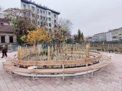Naschpark, panchine, Vienna, 2025 (© Frediani)