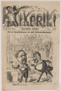 Vignetta del Kikeriki sul sindaco dimissionario 1873 © Wien Museum CC0 1.0