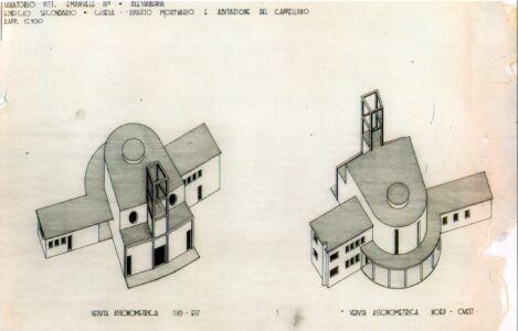 Ignazio Gardella, Chiesa del Sanatorio, V.E. III, 1929-1934, Alessandria (courtesy Archivio Storico Gardella)