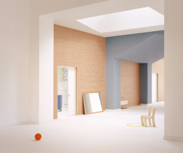 L'interno di Fillia, nuova scuola San Paolo, Cuneo (dalla pagina web http://www.colucciandpartners.it)