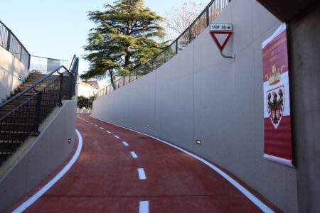 La Stazione di Rovereto con il nuovo sottopasso realizzato nell'ambito del progetto "Station for Transformation" (foto Provincia di Trento)