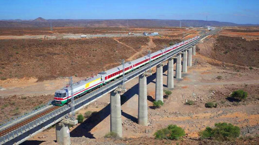 Un tratto del collegamento ferroviario Addis Ababa–Djibouti. (© Skilla1st wikicommons)