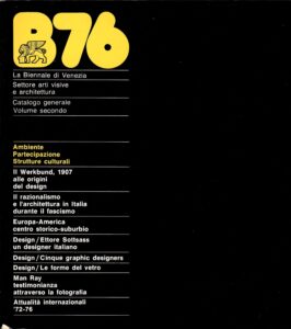 Manifesto Biennale 1976