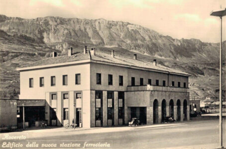 Rovereto, immagine storica della Stazione ferroviaria