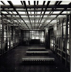 Cappella per la Messa del’Artista, Leonardo Mosso, 1962 (foto Leonardo Mosso)